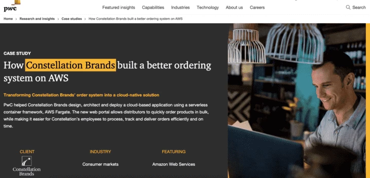 Instant ordering, happy clients