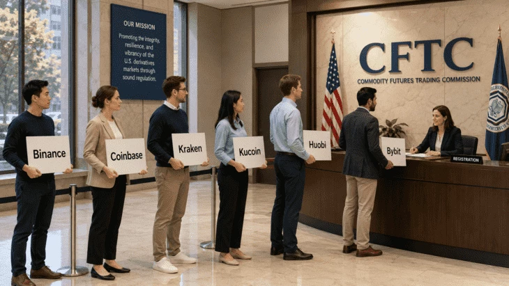 Очередь на регистрацию криптобирж в CFTC