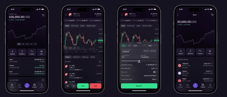 Приложение Kraken Pro