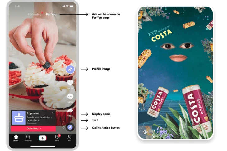 TikTok In-Feed Native Video. Source: strikesocial