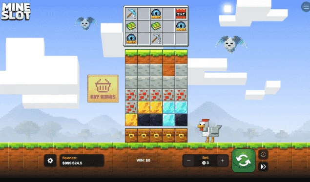 Геймплей Mine Slot