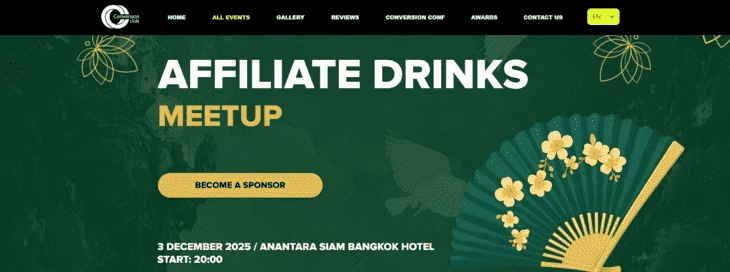 Affiliate Drinks Meetup Bangkok