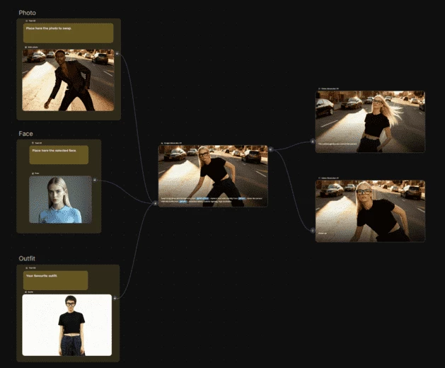 Пример работы раздела Spaces