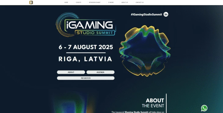 Главная страница конференции iGaming Studio Summit