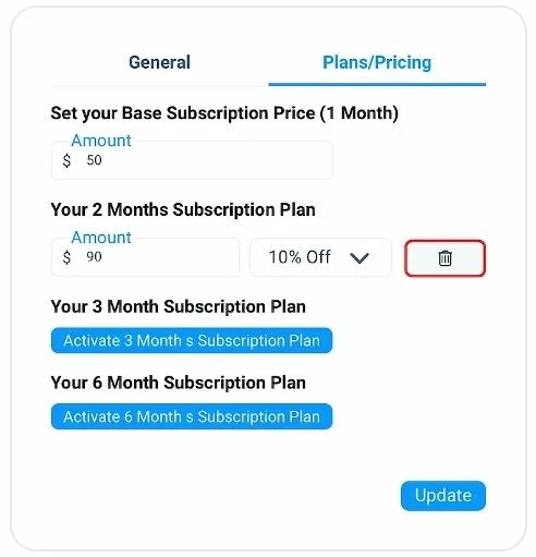 Plans/Pricing