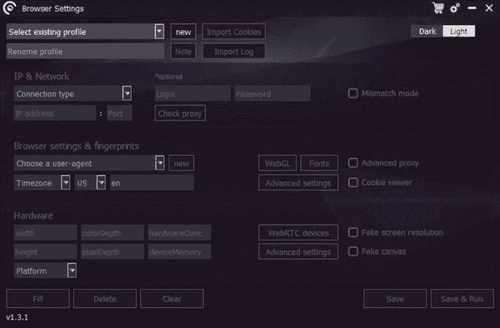 Cypher Settings