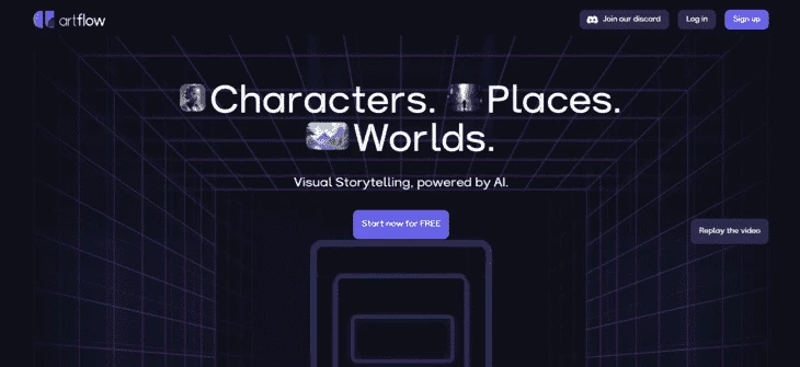 Главная страница Artflow AI