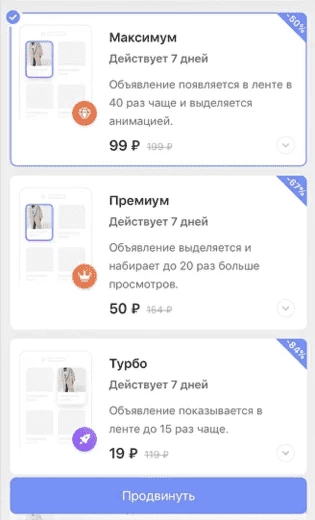 Форматы продвижения