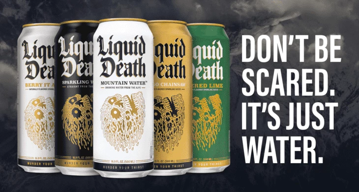 Бренд воды Liquid Death с провокационным и «антибрендовым» маркетингом