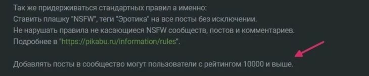 Условия публикации