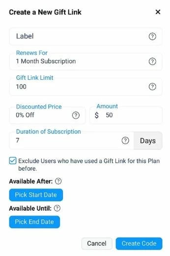 Gift Link