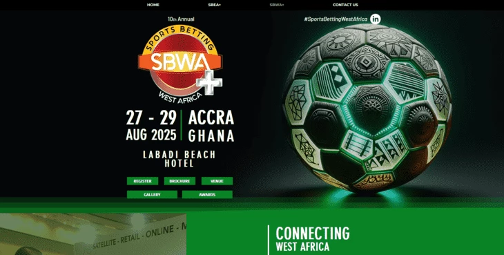 Главная страница конференции SBWA West Africa