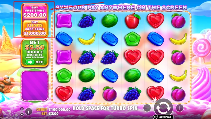 Пример Buy Bonus