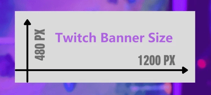 Twitch banner size