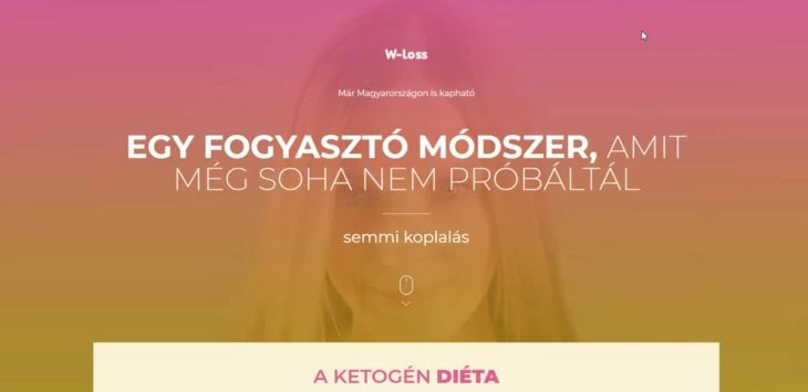 Пример лендинга, который мы использовали