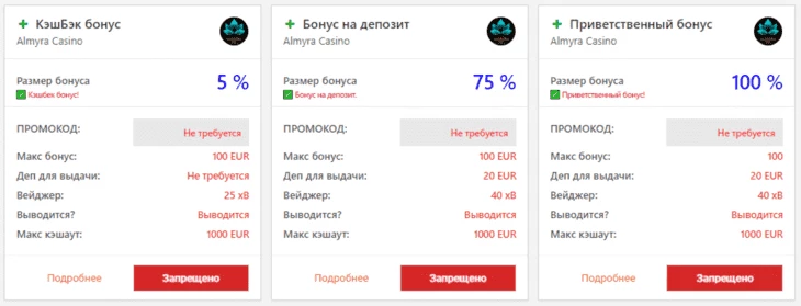 Бонусы для аудитории