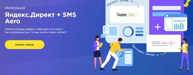 Акция от SMS Aero: купон для рекламы в Яндекс.Директ