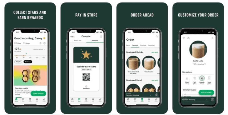 Приложение Starbucks для заказа онлайн
