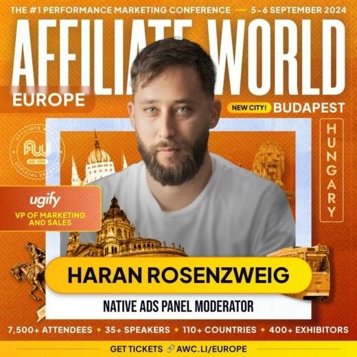 Haran Rosenzweig (source: LinkedIn) 