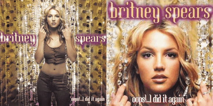 Promotional posters for Britney Spears’ album