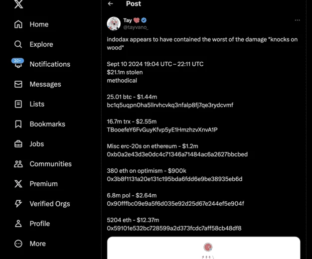 Твит криптонаблюдателя по имени Tay