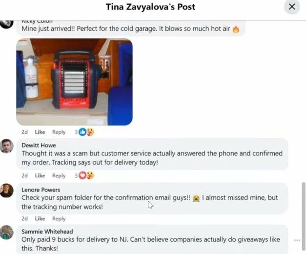 Комментарии с социальными доказательствами