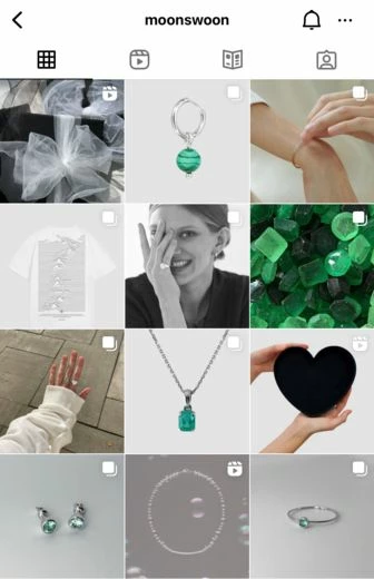 Example of a well-designed content grid