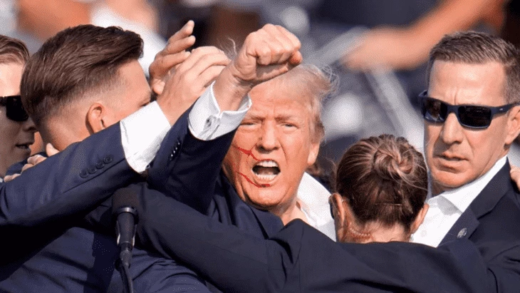 Трамп после покушения 