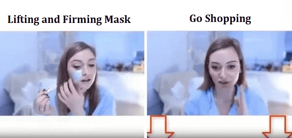 Lifting mask ad