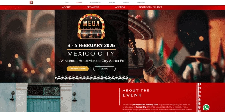 Главная страница конференции MEGA Mexico City