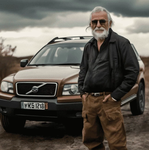 Занимательно, но Volvo ассоциируется с дедом даже в «подсознании» у Шедеврума 