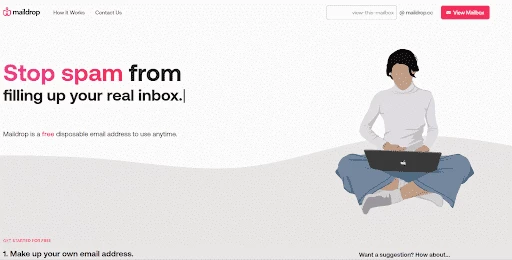 maildrop.cc - способ быстро создать одноразовый мейл