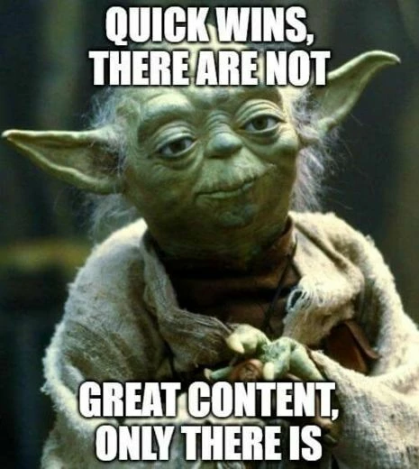 Content is king, добавить нечего