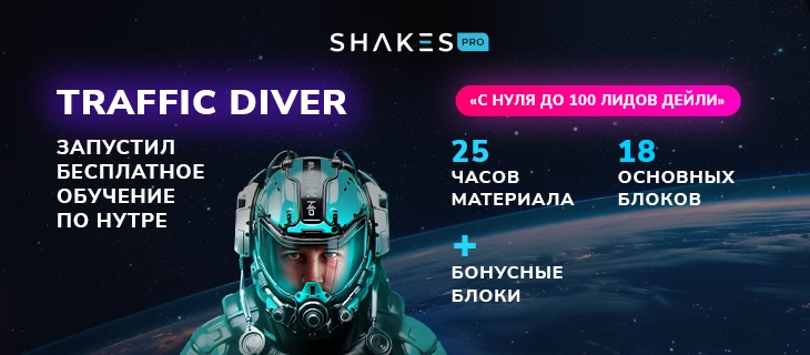 Бесплатный Курс по нутре «С нуля до 100 лидов дейли» от Traffic Diver