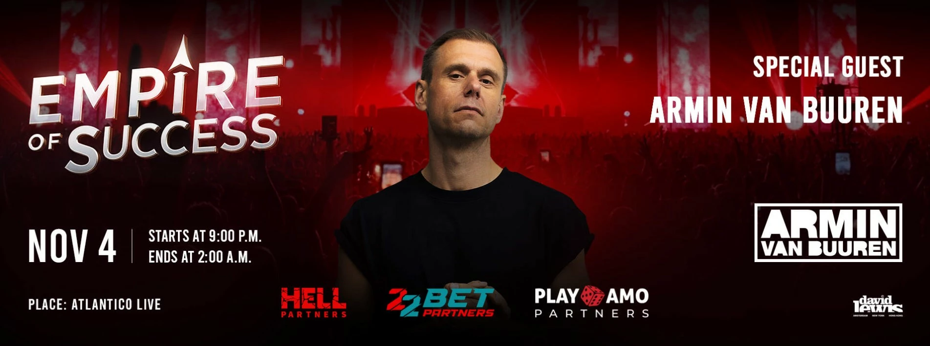 ARMIN VAN BUUREN LIVE IN ROME — EMPIRE OF SUCCESS PARTY