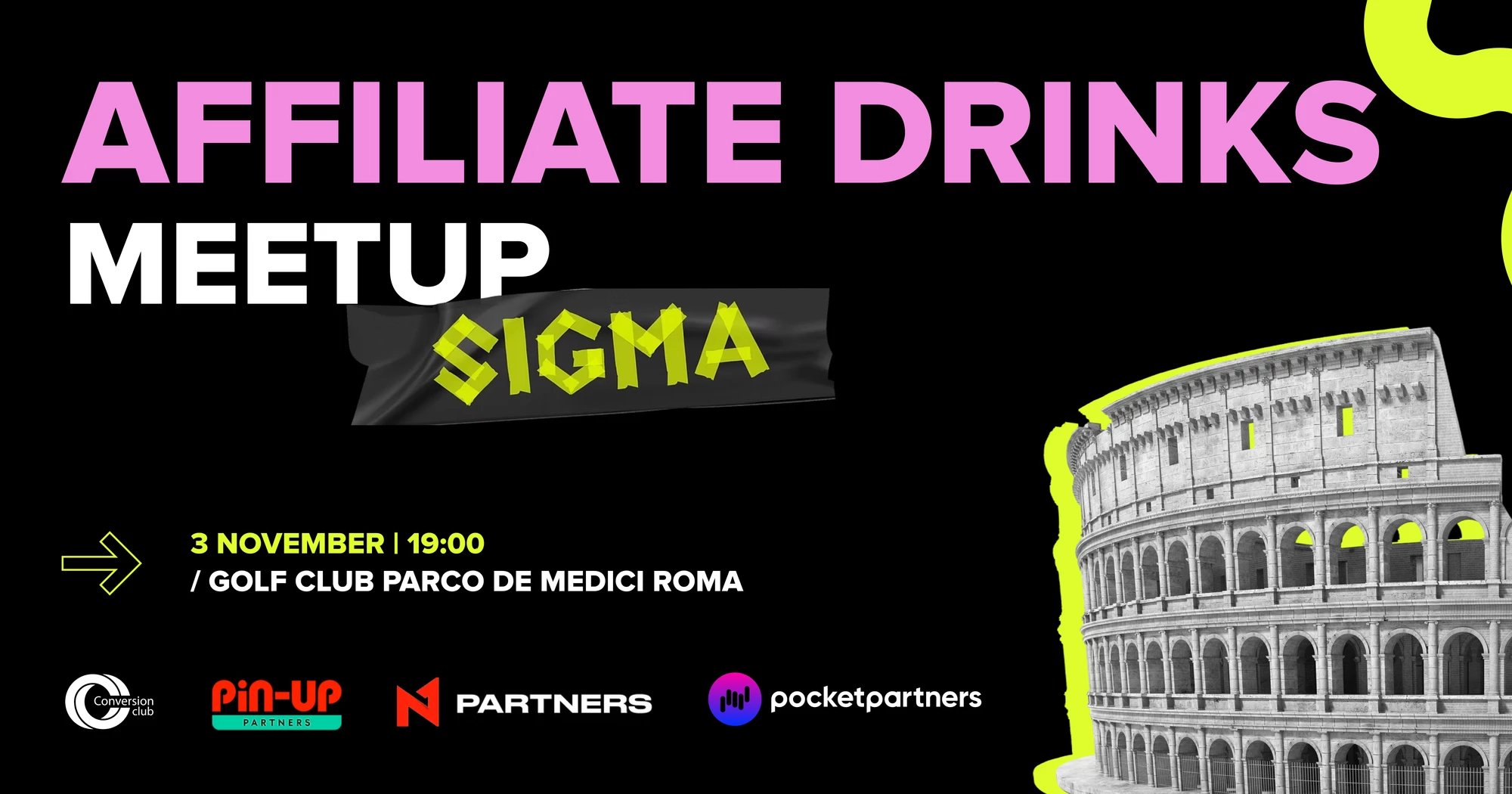 Golf, Drinks & Networking — SIGMA 2025 After Hours
