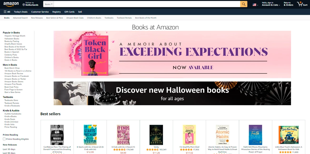 Amazon - самый большой книжный магазин