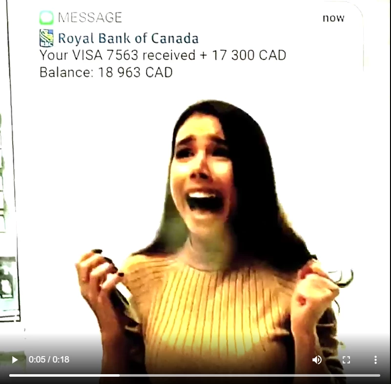 Пример видеокреатива в Канаде
