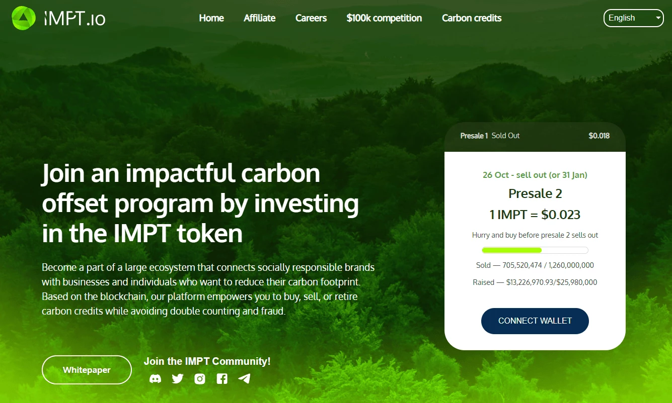 Интерфейс платформы IMPT