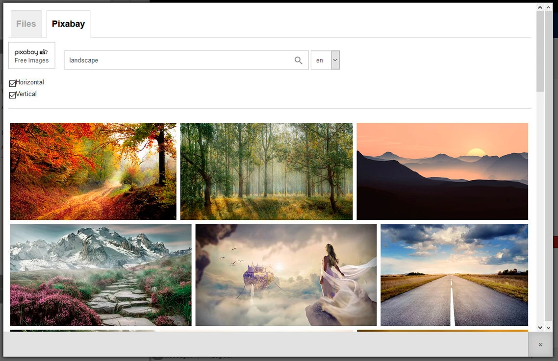 Изображения в Pixabay