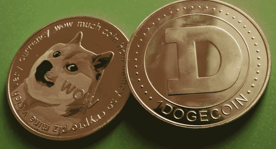 Визуал мем-монеты Dogecoin