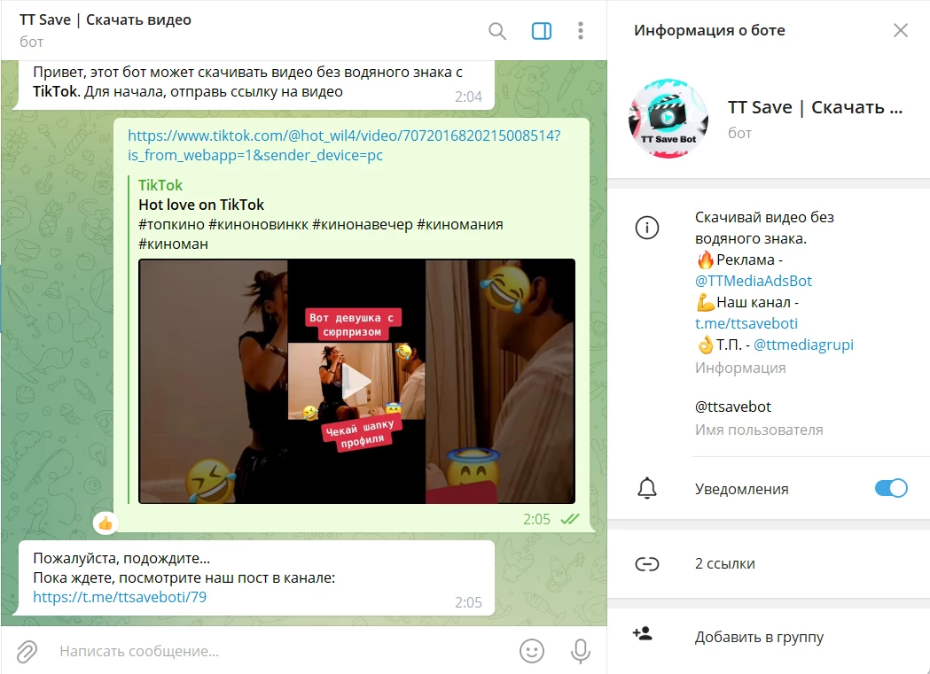 «К работе с TikTok Pay, ботом в Telegram, который обещает зарабатывать деньги, просматривая видео, а также читая реальные обзоры, следует подходить с осторожностью из-за потенциальных рисков мошенничества»