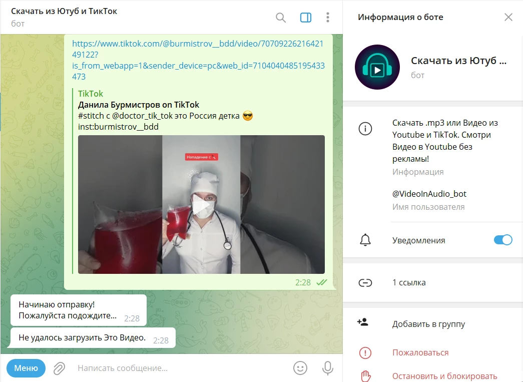 «К работе с TikTok Pay, ботом в Telegram, который обещает зарабатывать деньги, просматривая видео, а также читая реальные обзоры, следует подходить с осторожностью из-за потенциальных рисков мошенничества»