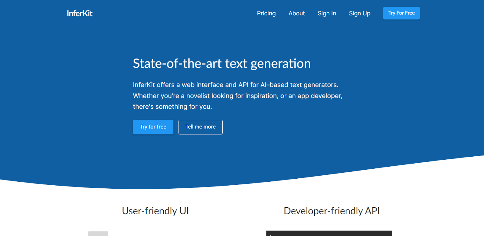 InferKit - сервис для генерации текстов по заданной теме