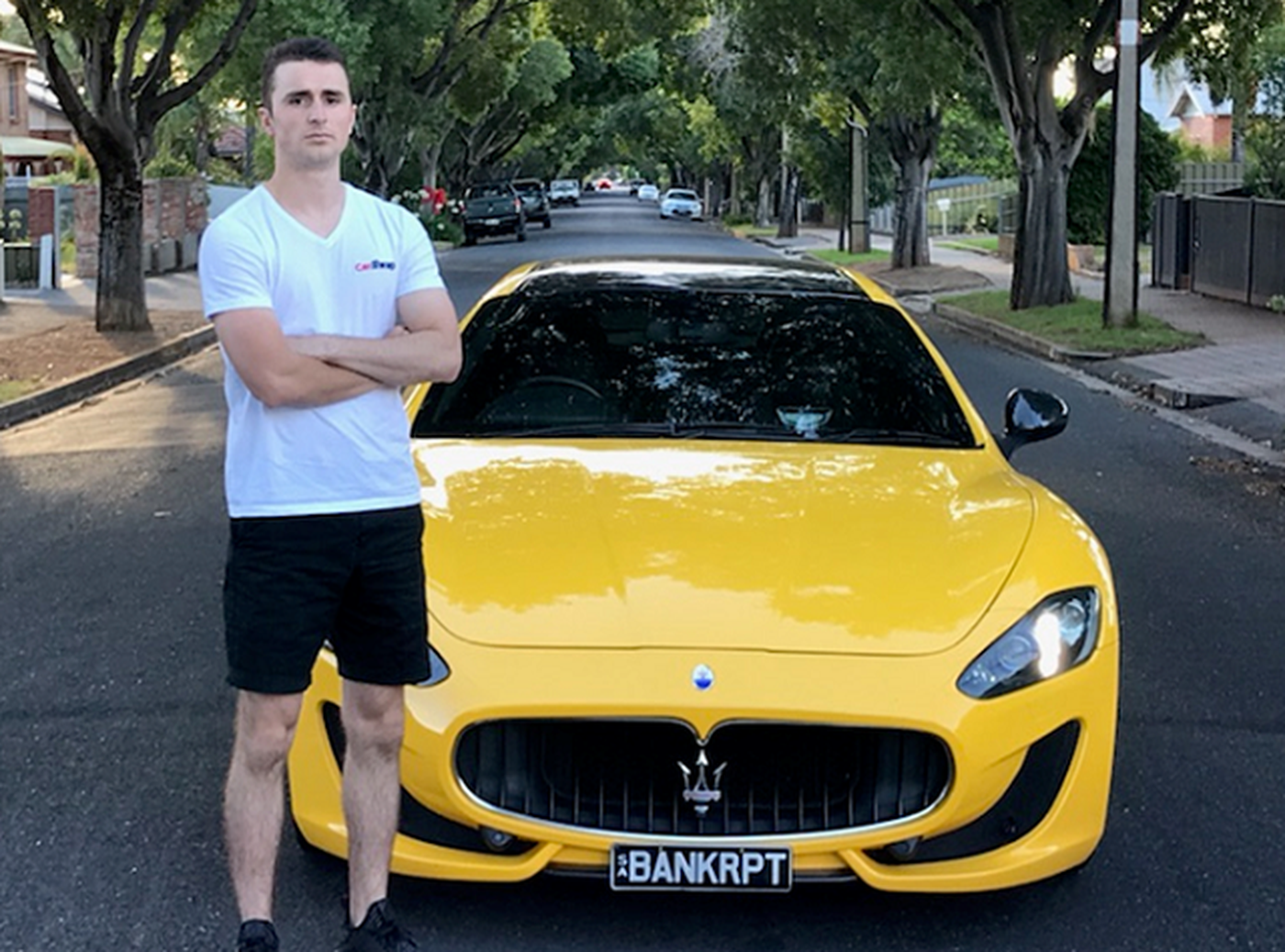 Осуществленная мечта Кейна Эллиса — ярко-желтый Maserati за $200 000