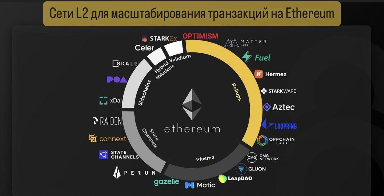 Популярные сети L2