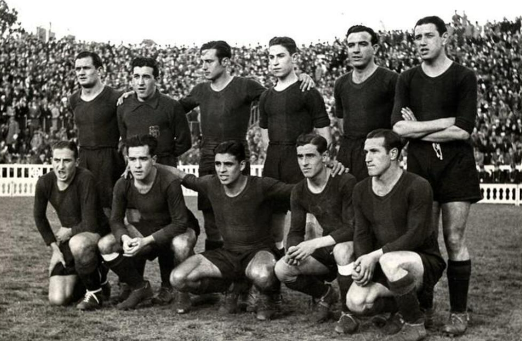 Состав «Барселоны» в 1930-х. Фото Fcbarcelona