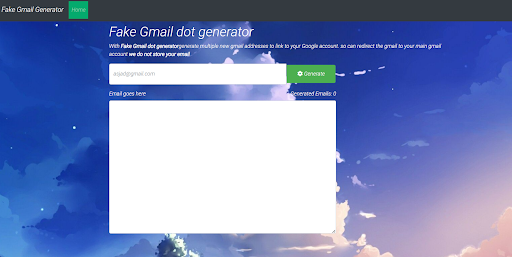 Fake Gmail - простое создание временной почты