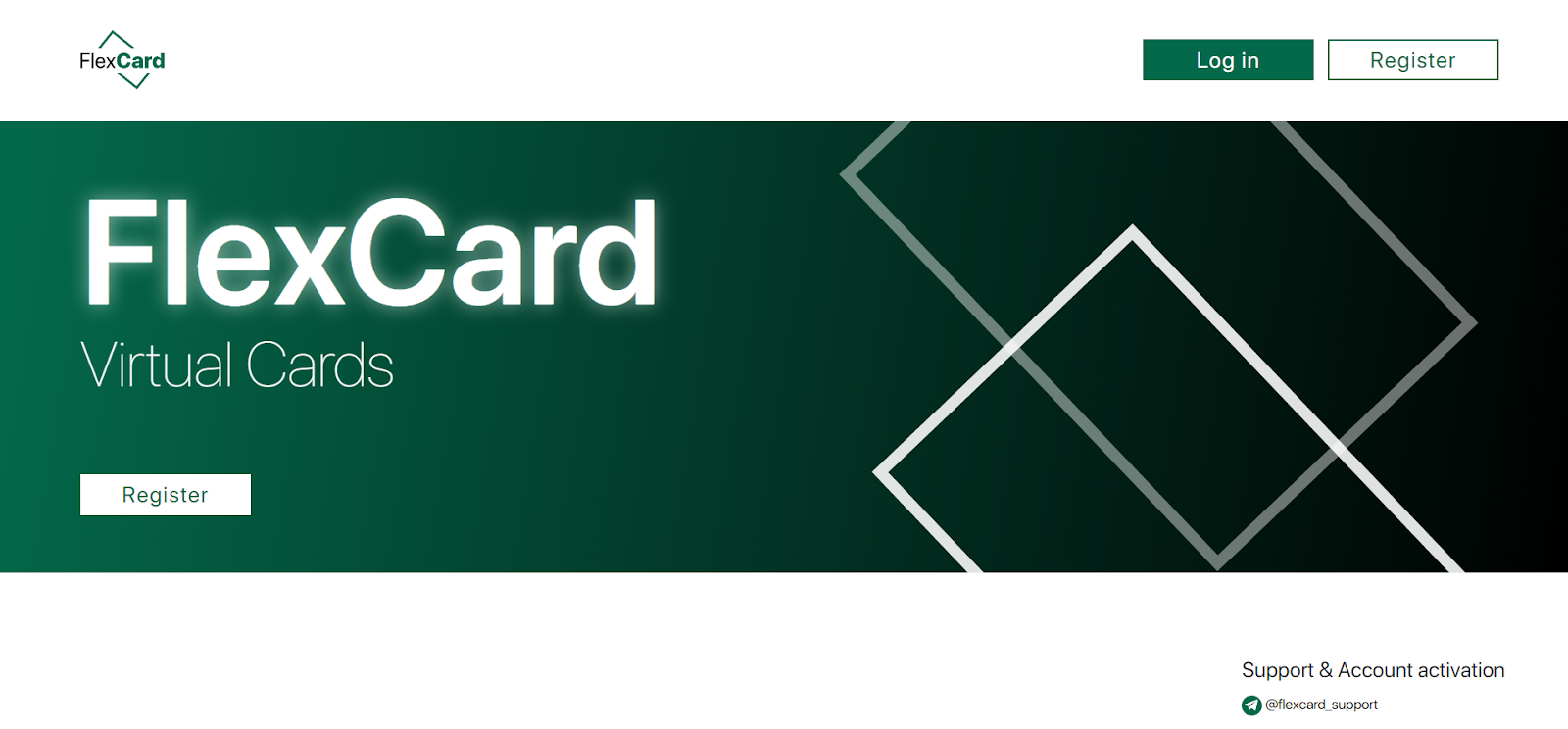 FlexCard - сервис для выпуска виртуальных карт 