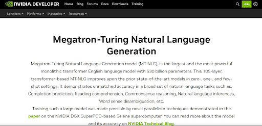 Megatron-Turing NLG - вариант для замены чата gpt